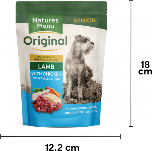 Natures Menu: Senior Lamb with Chicken, Veg & Rice